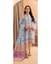 2-PC Shirt Dupatta Unstitched Printed Lawn By Zellbury | 0224
